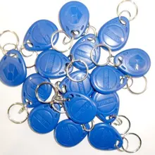 100 шт./лот RFID карты 125 смарт-карта khz TK4100 Rfid бирка 8 Цвет