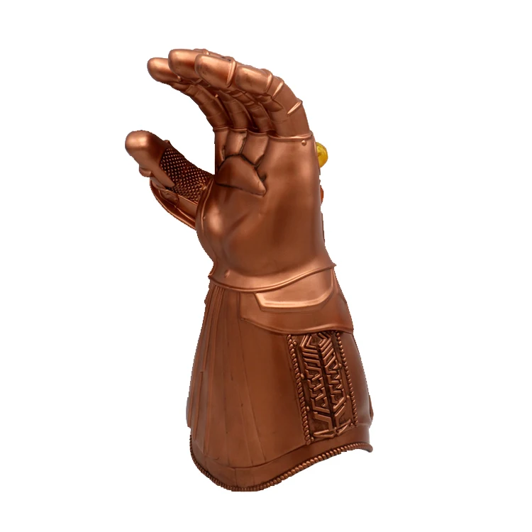 Бесконечная перчатка Мстители Бесконечность войны перчатки Таноса косплей реквизит Мстители светодиодный перчатки ПВХ игрушки для детей и взрослых вечерние на Хэллоуин