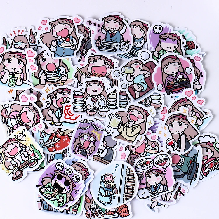 Для выведения токсинов 40 шт творческие kawaii ссамозакрывающийся крафт алчным пищи