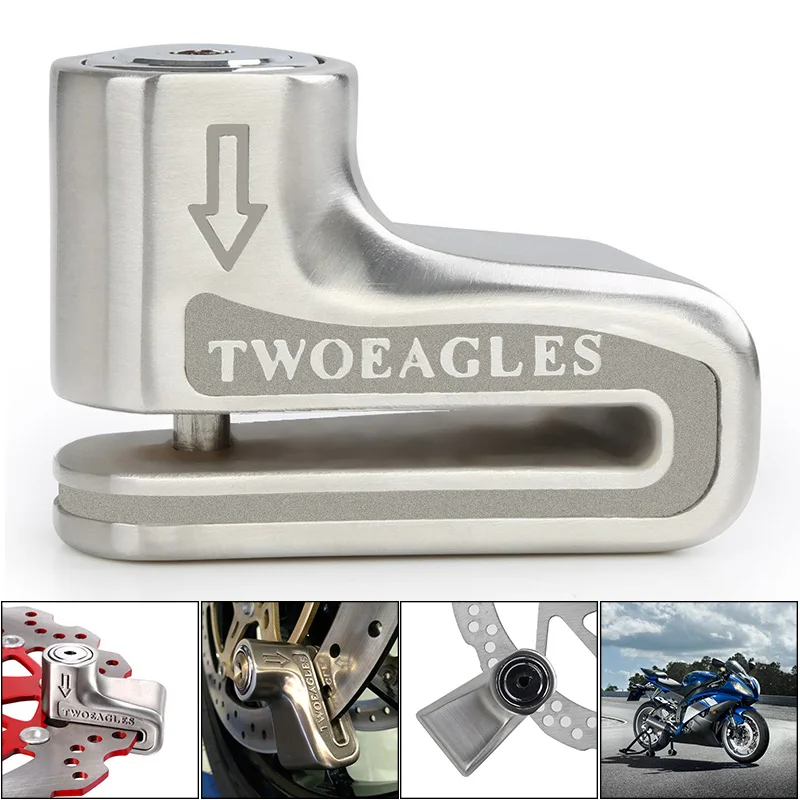 

Durable Super Anti-theft Silver Disc Brake Lock Disc Motor Bike Security Safety Lock for Motorcycle Electrombile Bicycle