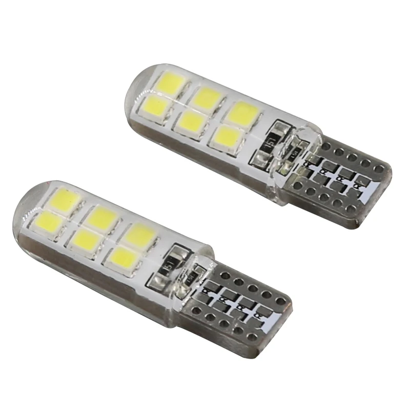 Hlxg 10 шт w5w led T10 COB свет интерьер Номерной знак купол сторона пульт дистанционного