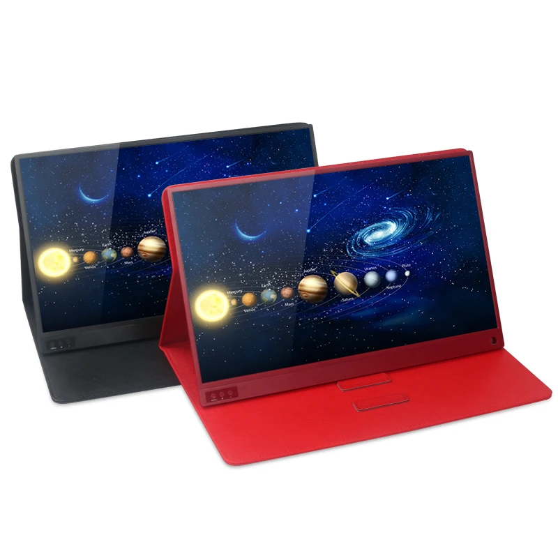 Portable Monitor HDMI USB Type-C Full HD 15.6 inch 1080 IPS LCD Monitor Built-in Dual Speakers Comp