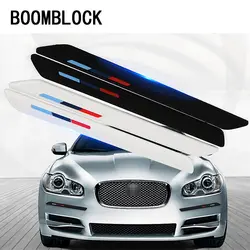 Boomblock 2 шт. автомобиль предотвращения столкновений strip Бампер Силиконовые Наклейки для Mercedes Alfa Romeo Fiat 500 BMW E39 E46 E90 e60 F30 F10