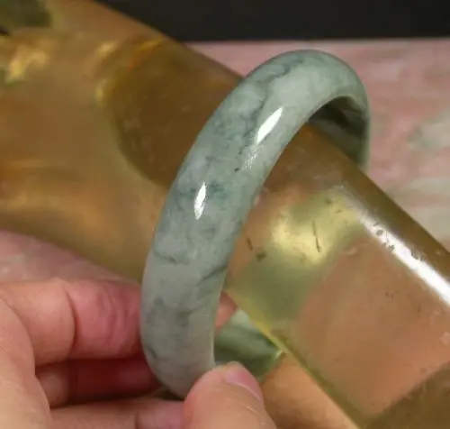 

free shipping 658 Certified Green Natural A JADE Jadeite Bangle Bracelet