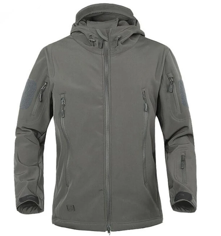 TAD зимняя куртка из кожи акулы, военная ветрозащитная тактическая куртка софтшелл, Мужская водонепроницаемая армейская мягкая куртка, ветровка от дождя