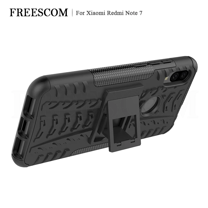 

Rugged Cover Case for Xiaomi Redmi Note 7 Case on Redmi Note 7 Hard TPU Silicone Shockproof Armor Phone Case For redmi note7
