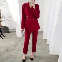 Новое поступление, Женский костюм размера плюс 5XL, брюки, профессиональный темперамент, модный костюм большого размера, пояс, талия, брюки, комфортные брюки, костюмы