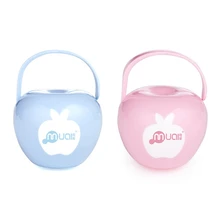 Чехол для сосков портативный детский ящик для сосок в форме яблока для детского соска Колыбель Чехол держатель коробка для хранения чехол для путешествий