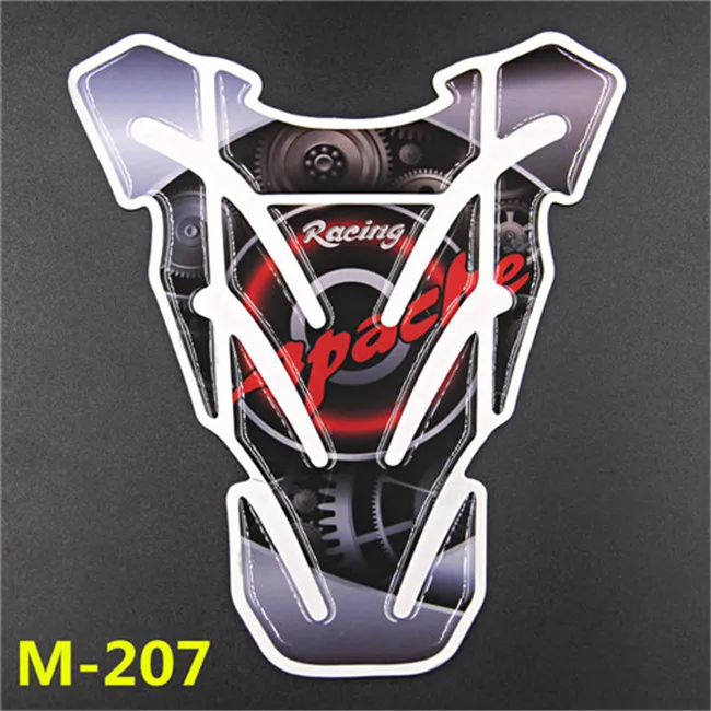 Newbee мотогонок защитная накладка на топливный бак крышка мотоцикла наклейка с рыбьей костью для Honda Yamaha Bajaj Suzuki - Цвет: M-207
