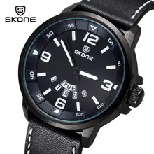 2016 New Arrival Luxury Brand Leather Watch Men Luminous Watch Date Calender Japan Quartz Movement Men