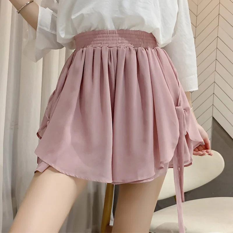 

Fashion korean women high waist short vs pink loose shorts sexy plus size boho shorts casual 2019 summer ladies white short