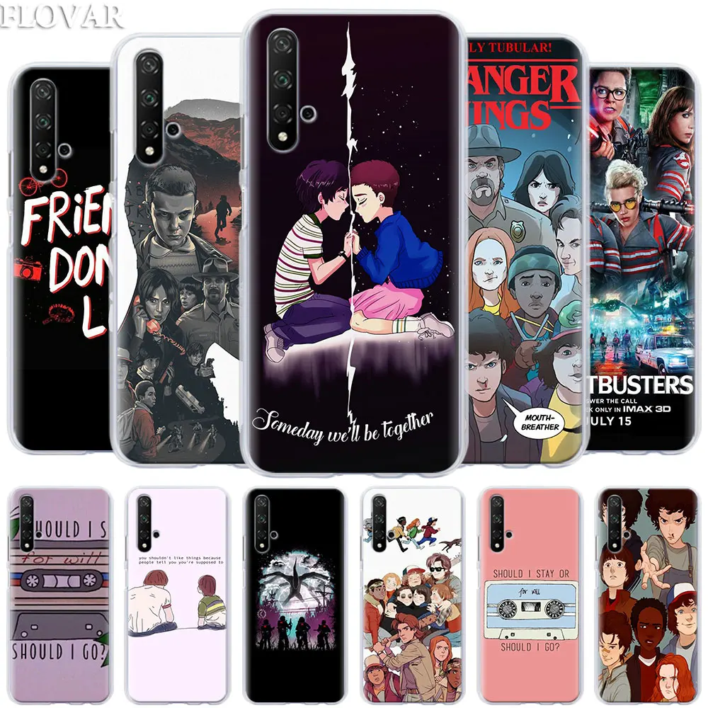 

Phone Case coque for Honor 20 Pro 9 10 Lite 8X 8A 8C 8S 7A 7S Y7 Y9 2019 V20 Cover should stay should Stranger Things Hard PC Ca