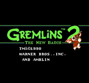 

GREMLINS 2 60 Pin Game Card For 8 Bit Subor Game Player
