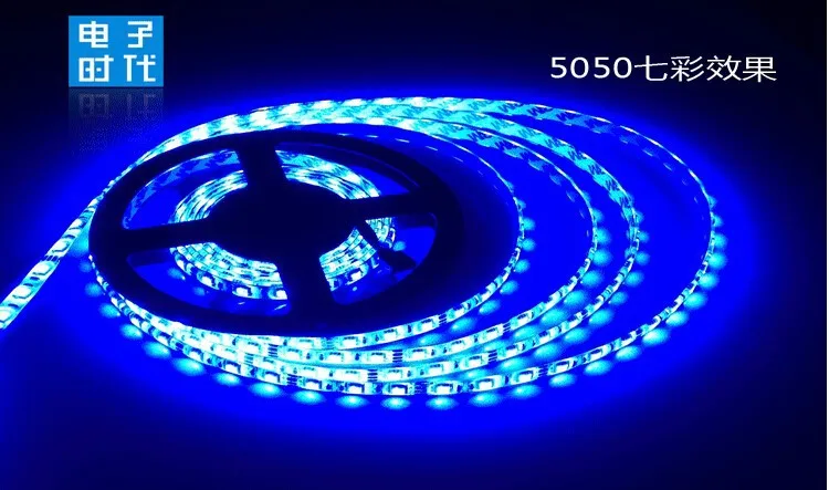 Светодиодный RGB лента 5 м/рулон 5050 3528 SMD 300 светодиодный s Гибкая лента полосы гибкая лента+ 44 ключ пульт дистанционного управления 2A источник питания