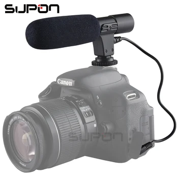 

SUPON New MIC-01 DV Recording Stereo Microphone Mic For all 3.5mm hot shoe DSLR universal Canon Nikon Sony Olympus Pentax Camera