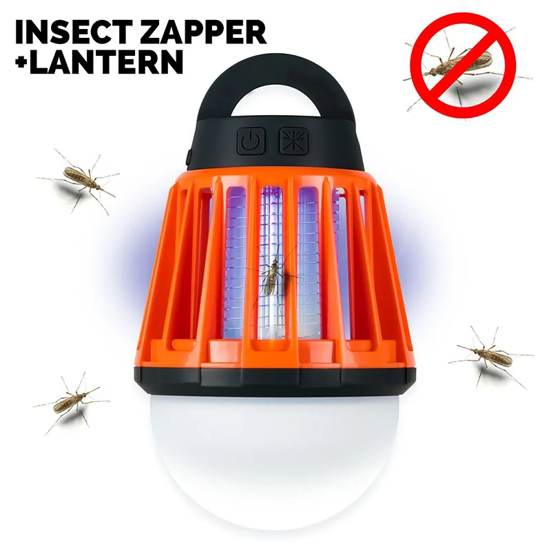 

Camping Lantern and Bug Zapper Rechargeable LED Lantern and Flashlight Camping Gear and Accessories For Outdoors and Emergency