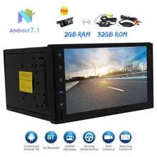 2Din Car Stereo GPS Navigation 2din Android 7 1 Touch Screen Autoradio Head Unit FM AM