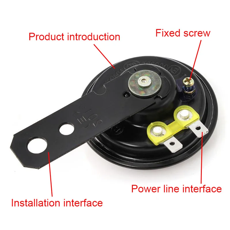 Динамик 1 шт. 12 В мото громкий звонок 105дБ Скутер мопед Байк ATV мотоцикл труба звуковой сигнал Универсальный