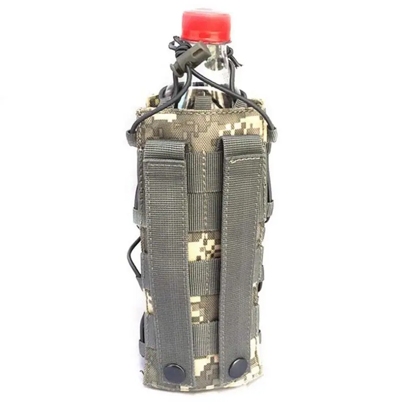 Тактика держатель бутылки питьевой мешок бутылки нейлон бутылка для воды Держатель Прочный для езды на велосипеде Бег Уличный спорт