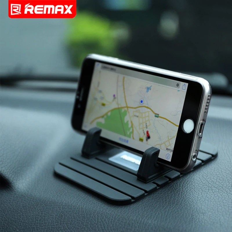 Универсальный Противоскользящий Автомобильный держатель для телефона remax, регулируемый держатель для мобильного телефона, держатель для приборной панели автомобиля, подставка для телефона, кронштейн