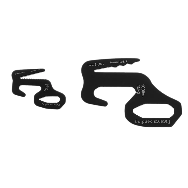 

Camping Tent Rope Buckle 9 Shape Rope Tightener Tie Down Strap Tool Al Alloy