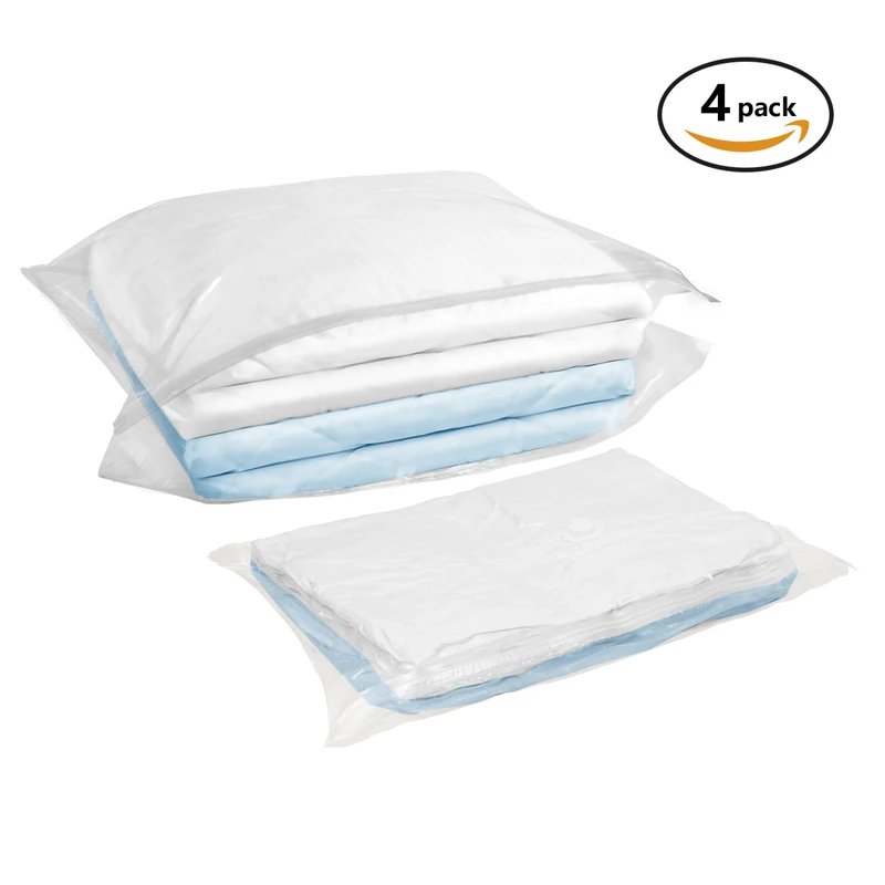 TAILI Vacuum Bag Clothes Wide Side Jumbo Storage Bags Compressed Space Saver Bags for Pillows