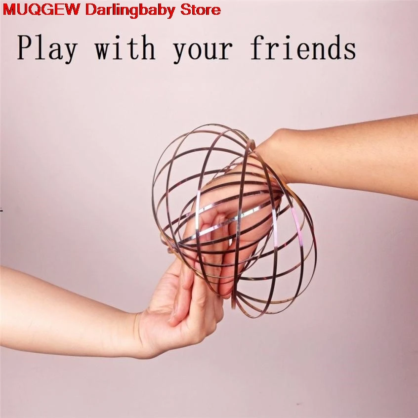 Игрушка Flow rings Kinetic весенний браслет сенсорная Интерактивная классная забавная