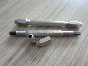 

free shipping jewelry holing needle 2 sided vise pin ,Reversible Chuck, 2-ended pin vise, Pin Vise Watch Maker Repair Tool