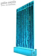 Лучший продавец по индивидуальному заказу с водными пузырьками и Особенности настенный акриловый светодиодный светильник с дистанционным управлением экраны и перегородки в продаже