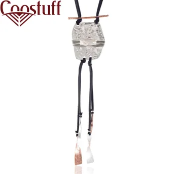 

Trendy Jewelry Long Necklace for Women Bolo Tie necklaces & pendants Woman statement Chokers Jewellery Suspension 2020 New Alloy