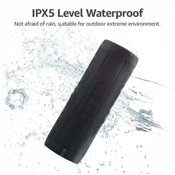 

Newest Wireless Portable Speaker Stereo Sound System T2 bluetooth speaker with Flashlight IPX5 Waterproof