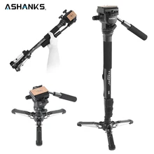 Yunteng VCT-288 Camera Monopod Tripod with Fluid Video Pan Head & Unipod Holder for Professional Studio Canon Nikon DSLR Cameras
