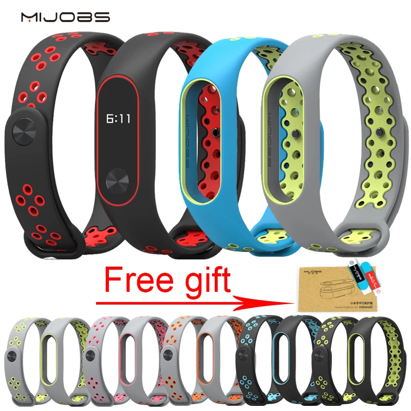 

Colorful sports version For Xiaomi Mi Band Strap Mi Band 2 Bracelet Accessories Replaceable Smart Band Belt Silicone Bracelet
