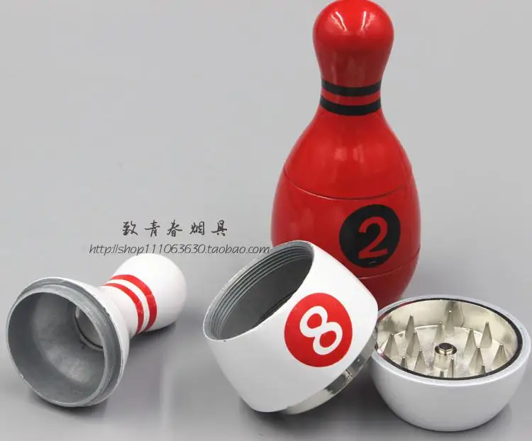 High Quality Bowling Ball Weed Grinder 2 Colors Smoking Tools Free Shipping  - Tobacco Pipes & Accessories - AliExpress