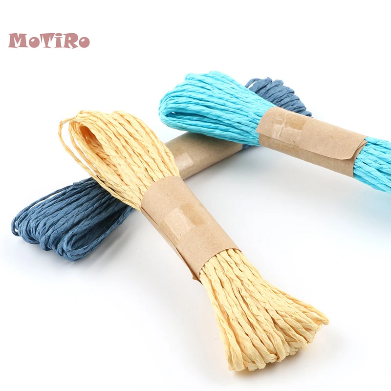 MoTiRo,30Y/Lot,Paper Rope Material DIY,Twisted Paper Rattan Rope For Children/Handmade/Creative Paste Painting/Educational Toys