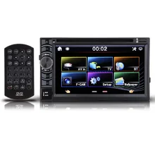 6.5 дюймов 2 Дин Стерео Радио MP5 Плеер HD Сенсорный экран Car Audio DVD VCD CD Multi Player Поддержка Bluetooth FM/USB/SD/AM/А. В.