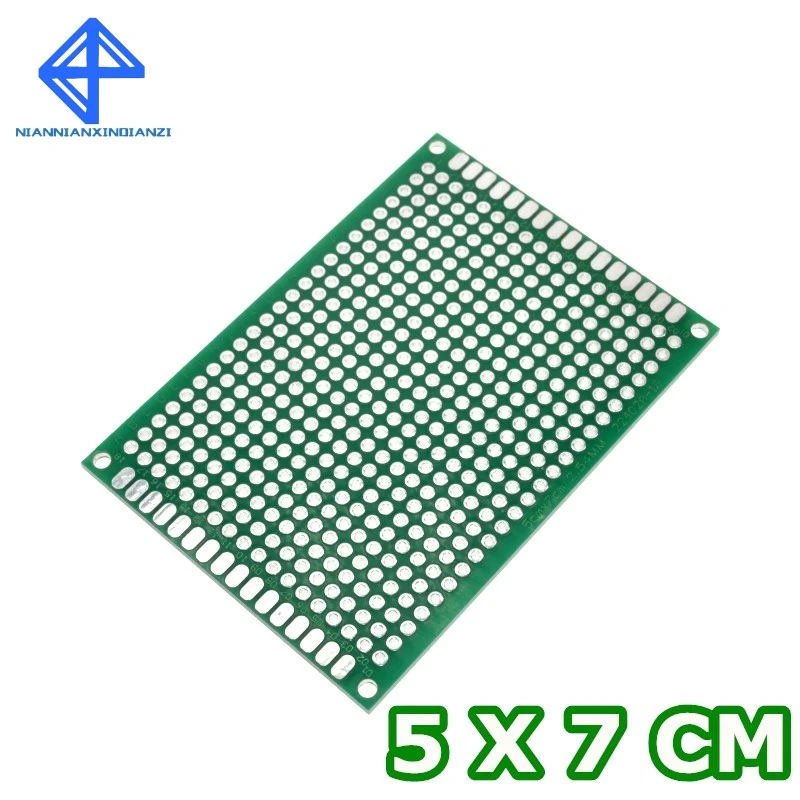 

5*7 PCB 5x7 PCB 5cm 7cm Double Side Prototype PCB diy Universal Printed Circuit Board