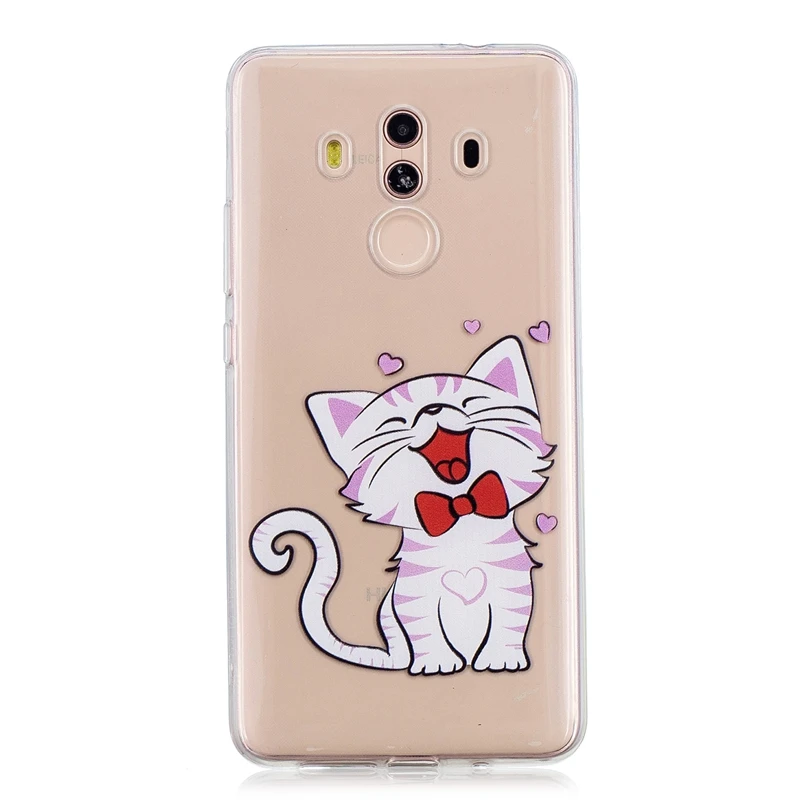 

Soft TPU Case For Huawei Mate 10 Pro CaseClear Silicone Back Phone Cover Case For Coque Huawei Mate 10 Pro Capinha