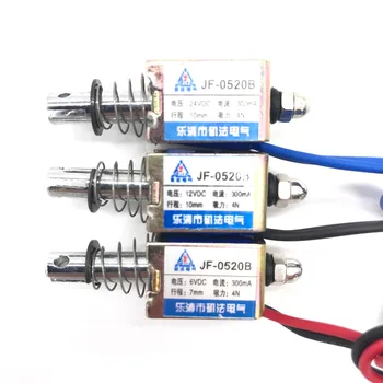 

Pull Type JF-0520B DC 6V 12V 24V Linear Solenoid Electromagnet 300mA Force 4N Travel 10mm