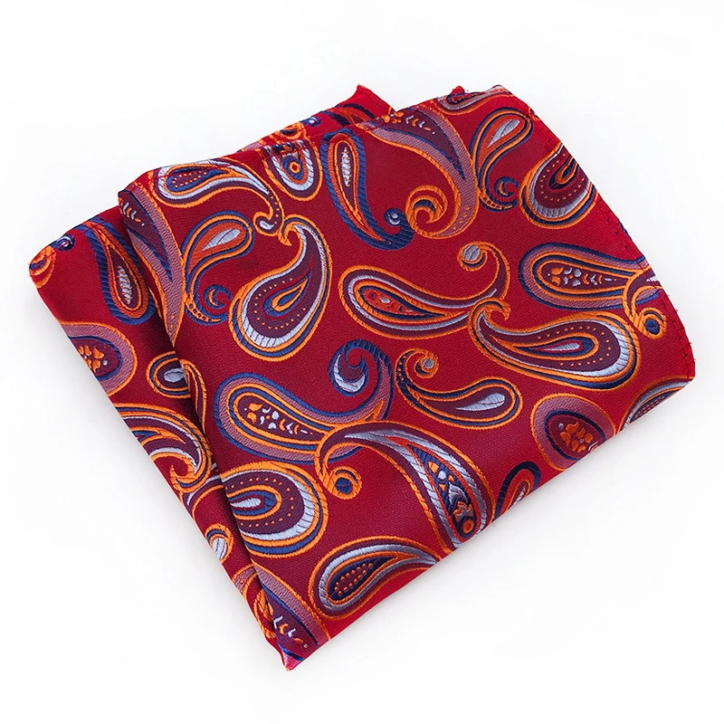 Paisely цветочные печатных платок для Для мужчин s костюм Свадебный Платки для Для мужчин бренд маленький карман Тау