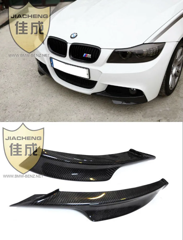 

E90 LCI M-TECH Carbon Fiber auto front bumper Splitter spoiler apron lip fits:2009-2011BMW E90 M-TECH bumper car styling