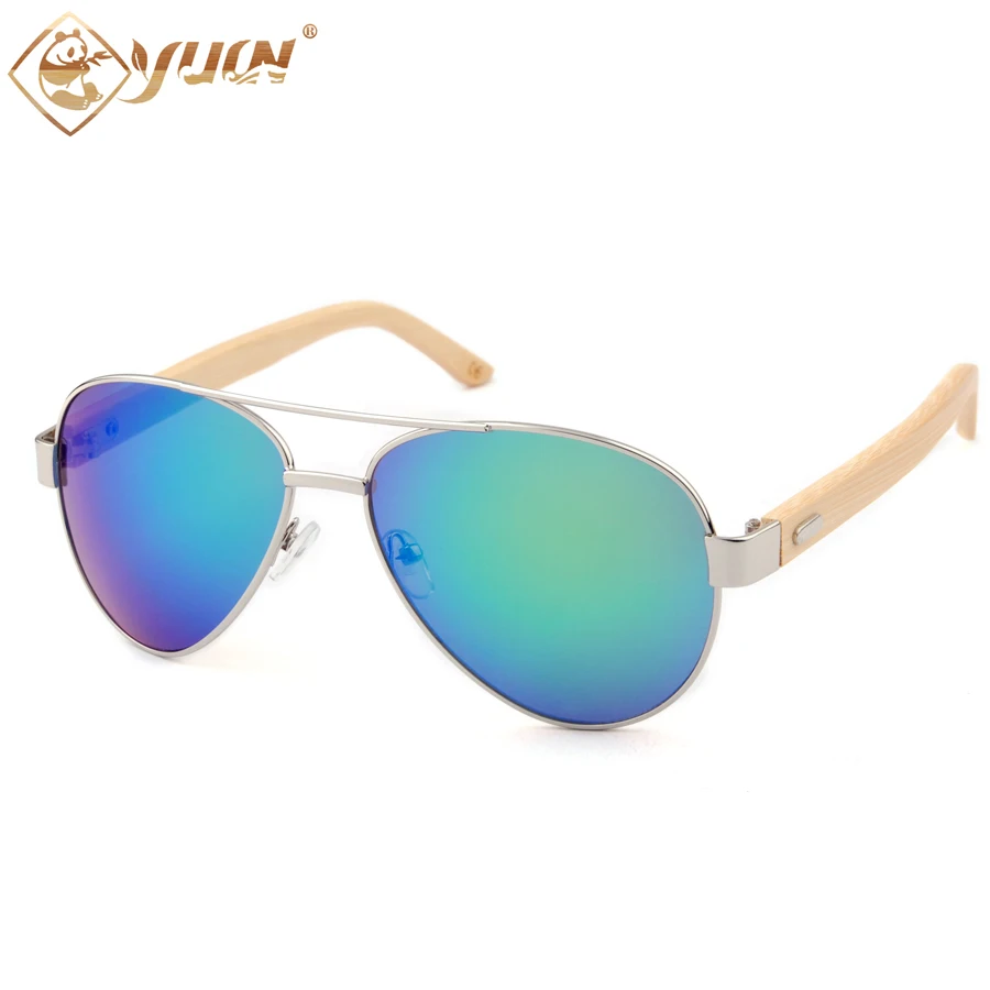 New 2016 fashion sunglasses men women classic bamboo polit font b sun b font font b