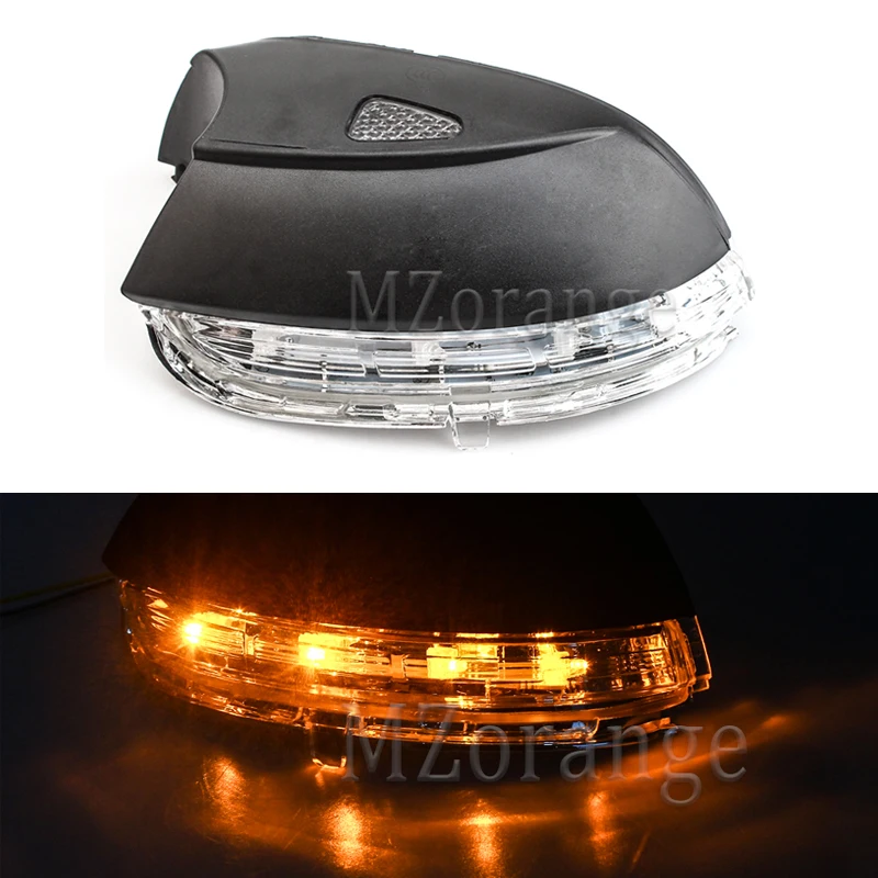 

Car Rearview side Mirror Cover With Turn Signal Light For VW Jetta Passat CC B7 2009-2015