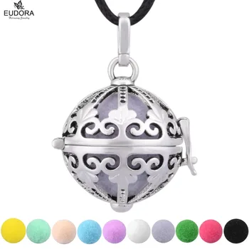 

5PCS/Lot Harmony Bola Pendant Hollow Cage Baby Caller Locket Aromatherapy Perfume Diffuser Float Locket Jewelry Wholesale
