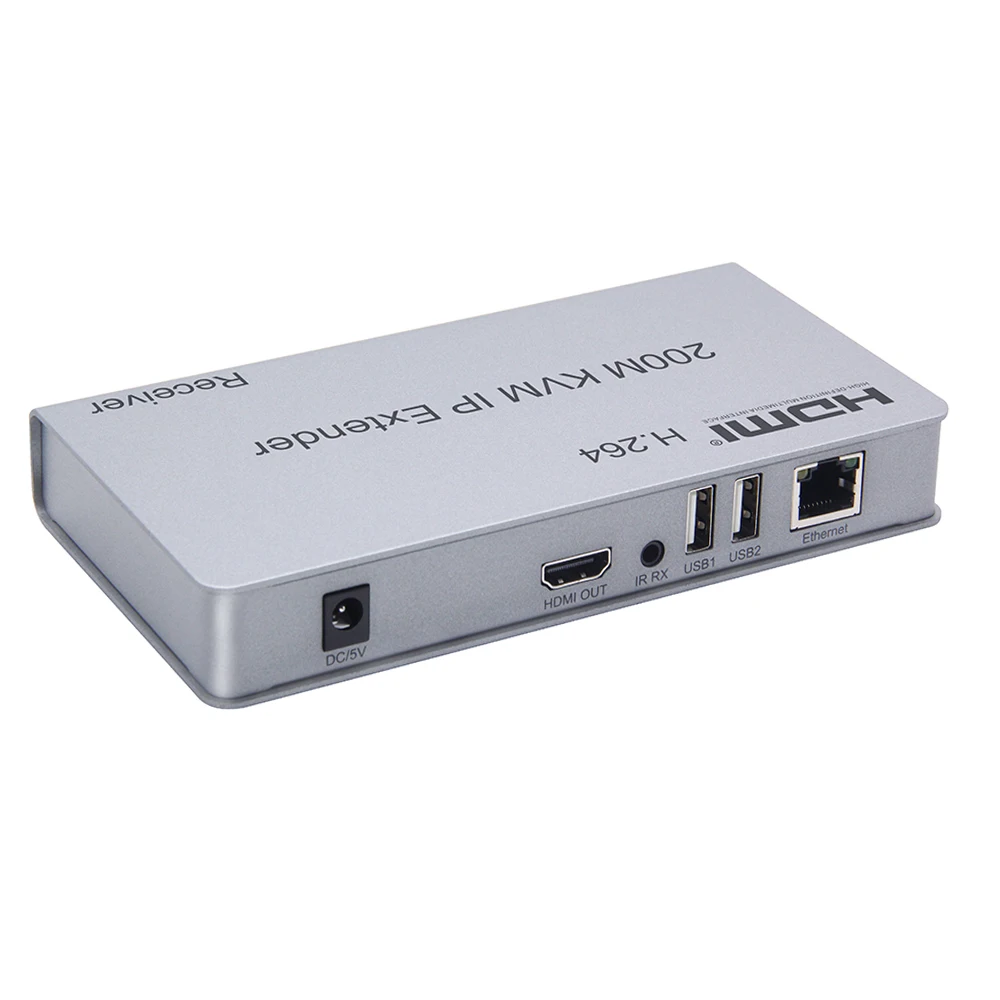 HDMI 200 M IP KVM Extender удлинитель USB поддержка TCP/IP точка одна до нескольких точки и