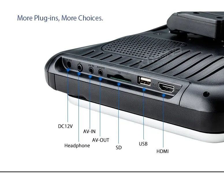 Flash Deal 2pcs 10.1" Car Headrest DVD Player car PC 1080P Video Monitor HD Digital Screen Touch Panel 1024*600 HDMI Port with headphones 7
