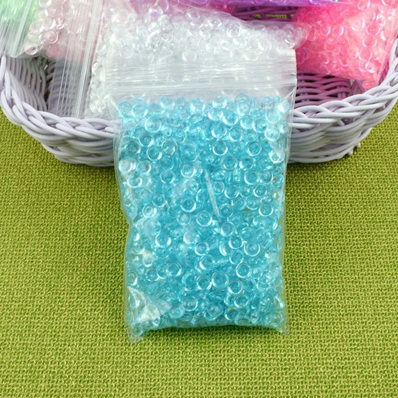 Новинка 1 сумка поставки слаймов плоские бусины Добавки Подвески DIY наполнитель