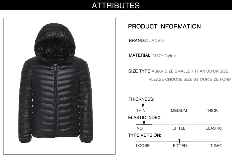 Men's Winter 90% White Duck Ultra Light Down Jacket Men Fashion Hooded Loose Coat 6 Color Casual Parka Brand Clothing S-3XL white puffer jacket