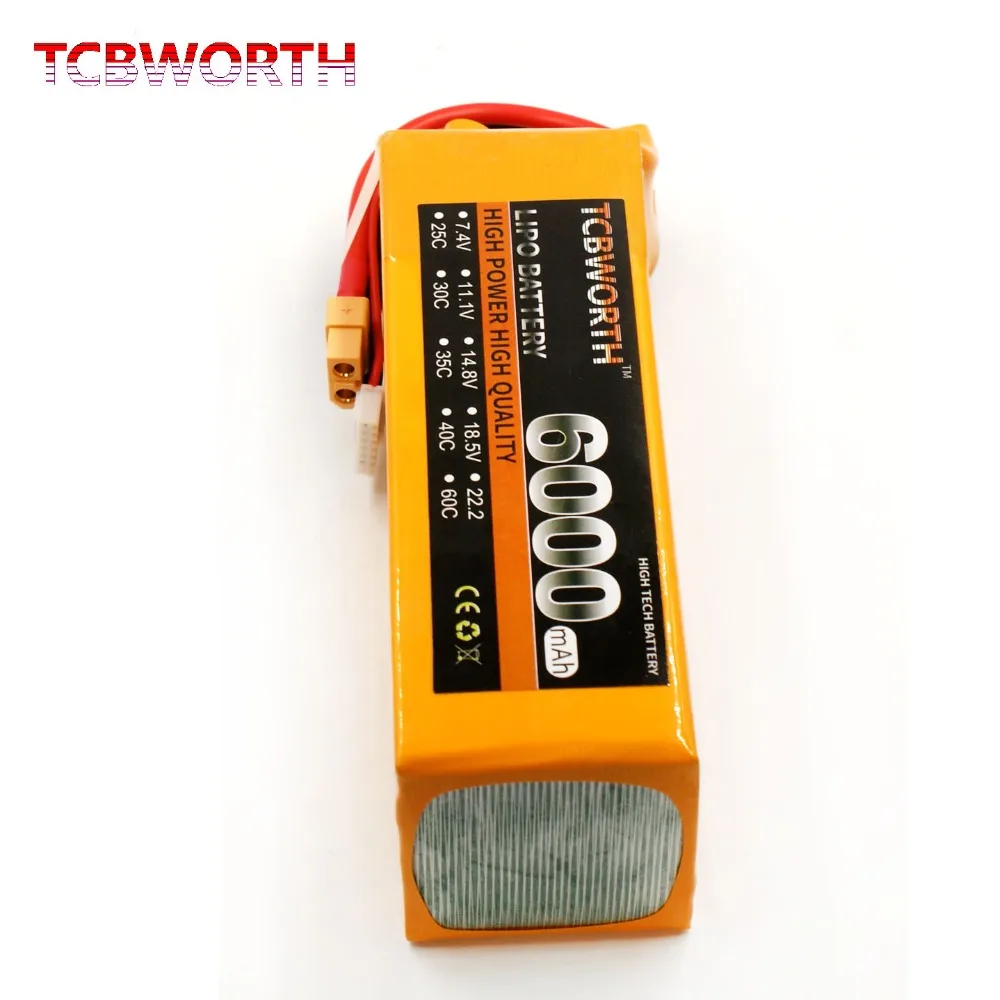 18,5 V RC игрушки LiPo батарея 5S 1300mAh 1800mAh 3500mAh 4000mAh 4500mAh 6000mAh 30C 40C для радиоуправляемый самолет, Квадрокоптер, вертолет, автомобиль, лодка