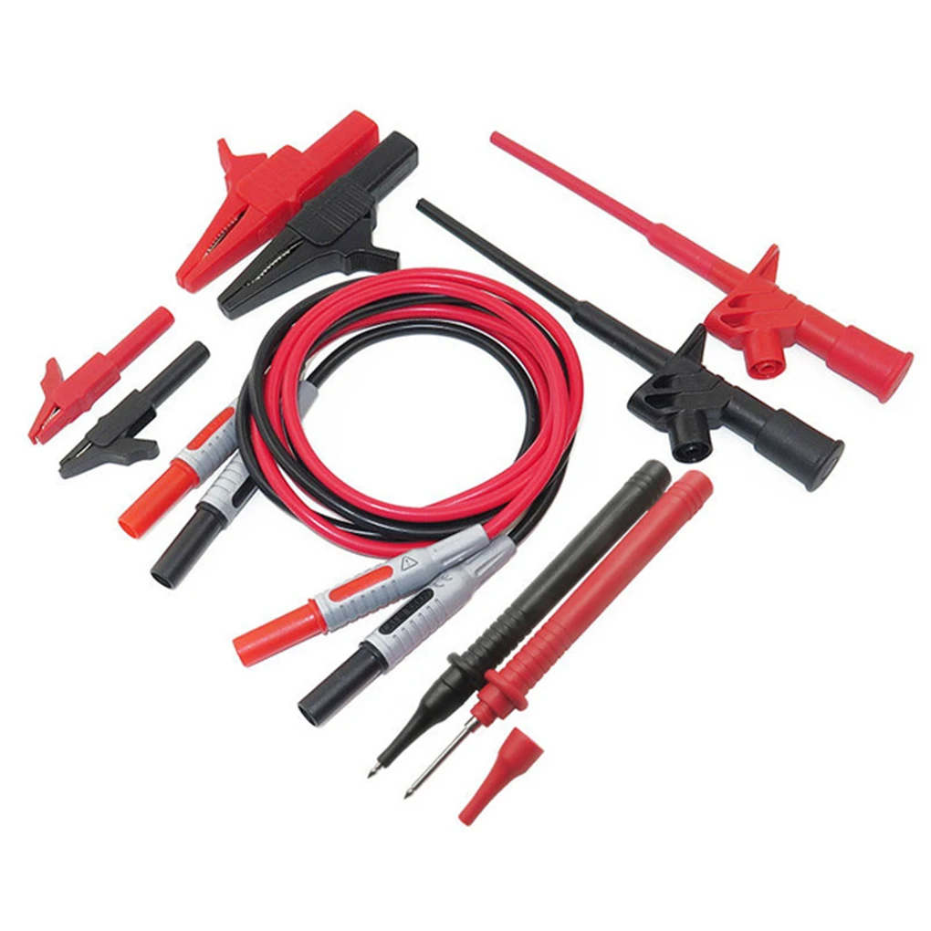 10 in 1 CLEQEE P1600B 4mm Electronic Test Lead Kit Automotive Test